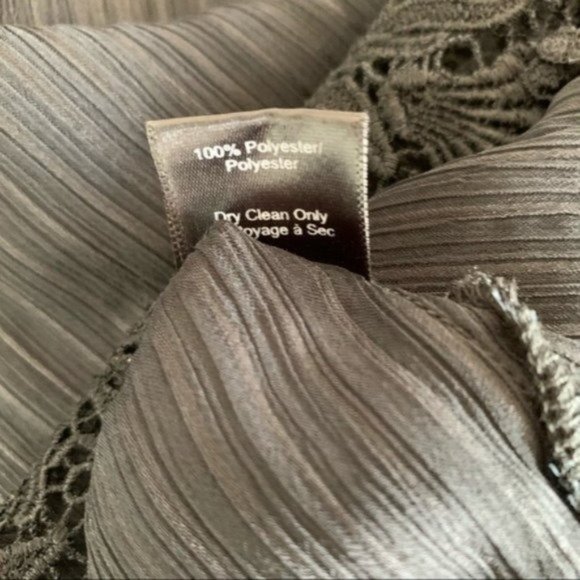 Dress the Population One Rad Girl Sheer Top Small Black - Picture 7 of 7